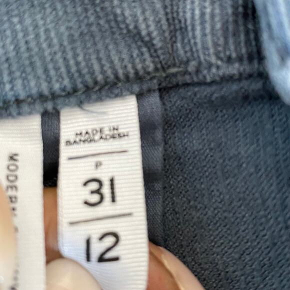 Ann Taylor Loft Corduroy Ribbed Jeans Size 12 Straight Leg - Picture 9 of 10